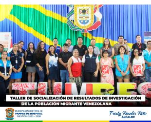 𝐓𝐀𝐋𝐋𝐄𝐑 𝐃𝐄 𝐒𝐎𝐂𝐈𝐀𝐋𝐈𝐙𝐀𝐂𝐈𝐎́𝐍 𝐃𝐄 𝐑𝐄𝐒𝐔𝐋𝐓𝐀𝐃𝐎𝐒 𝐃𝐄 𝐈𝐍𝐕𝐄𝐒𝐓𝐈𝐆𝐀𝐂𝐈𝐎́𝐍 𝐃𝐄 𝐋𝐀 𝐏𝐎𝐁𝐋𝐀𝐂𝐈𝐎́𝐍 𝐌𝐈𝐆𝐑𝐀𝐍𝐓𝐄 𝐕𝐄𝐍𝐄𝐙𝐎𝐋𝐀𝐍𝐀 